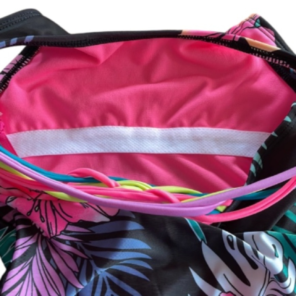 Justice Sz 5/6 Swimsuit and Swim Trunks - Picture 4 of 9